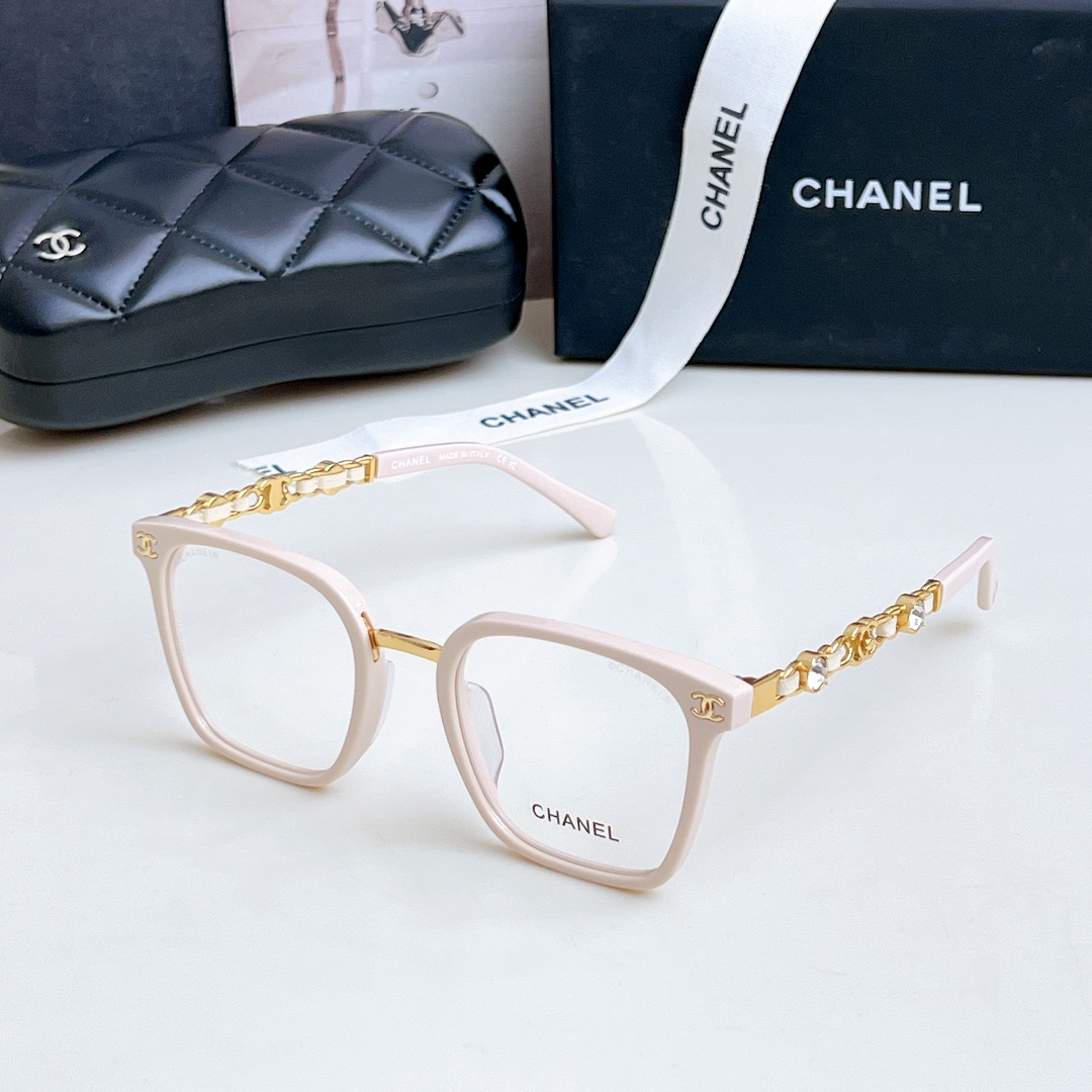 CHANE*ModCH6807Size52-23-145素颜框搭配大钻logo镜腿精致优雅绝绝子的品质️