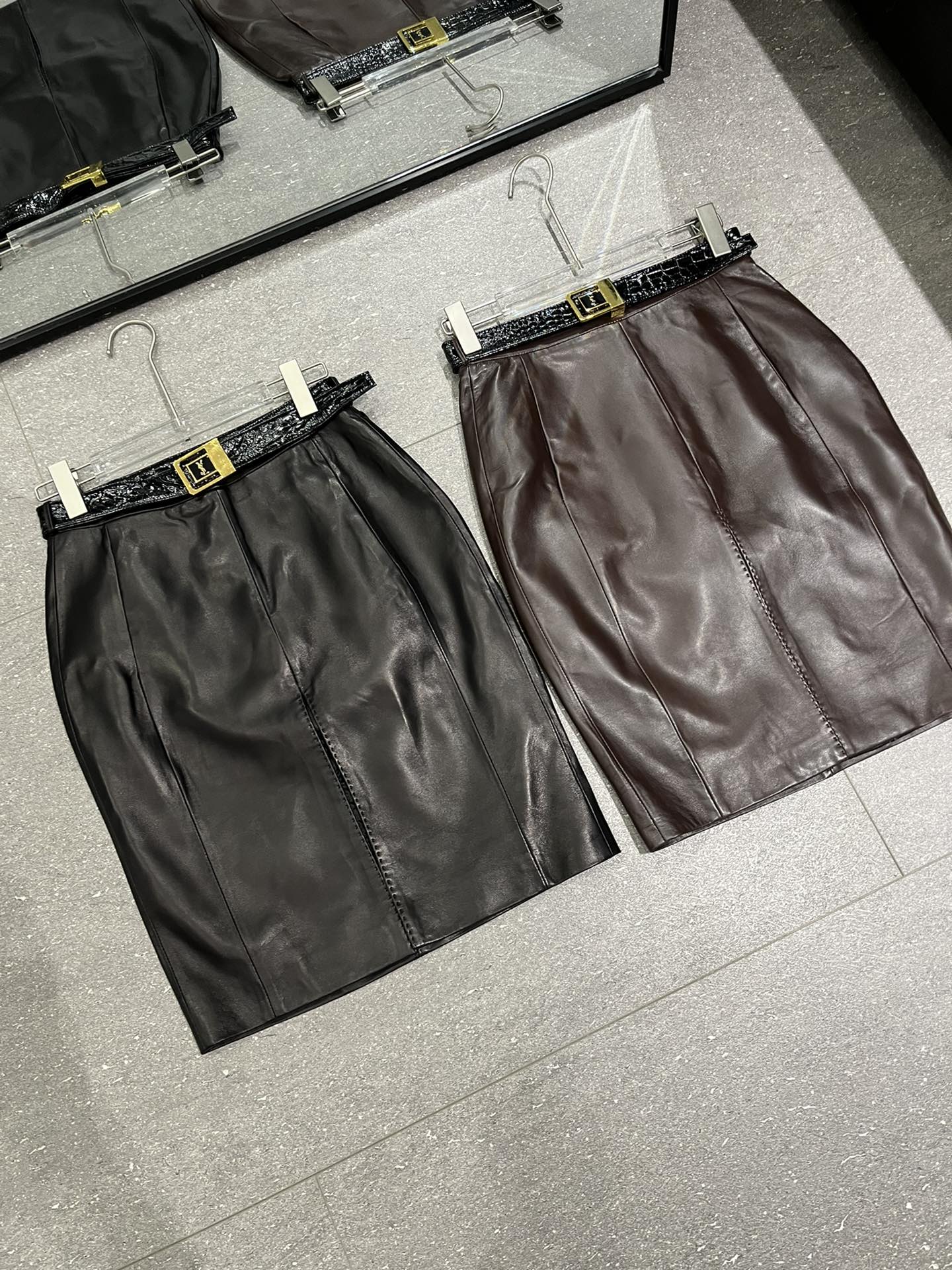 NO:755146,Sizes S-19860909尺寸S- Xxl码,超级性感好看的款,半植鞣皮实物非常高档,原版腰带和里布,女装,,Women's clothing