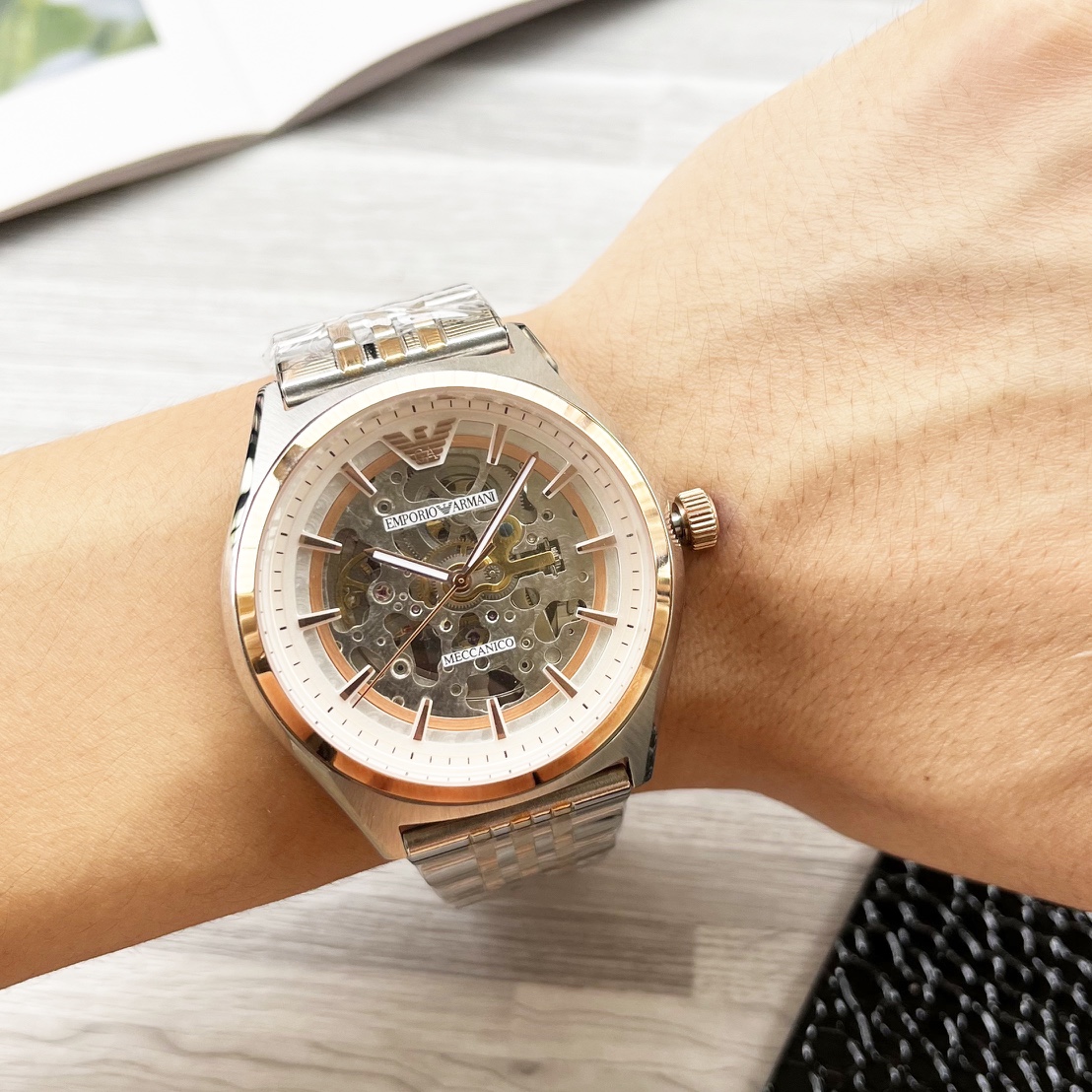 High-end Mechanical Watch AR 60003 with Platinum, All-Meru, and Fine Steel Components - 图片 3