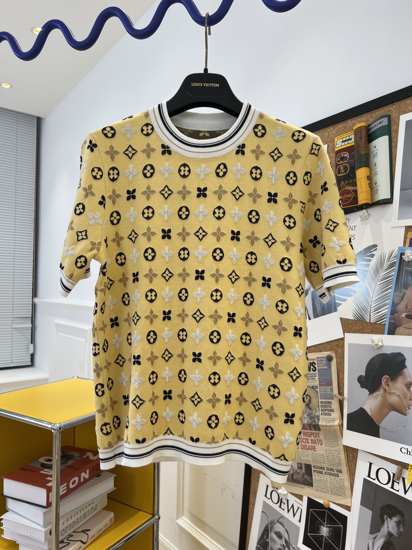 Louis Vuitton Abbigliamento T-Shirt Cotone Lavorazione a maglia