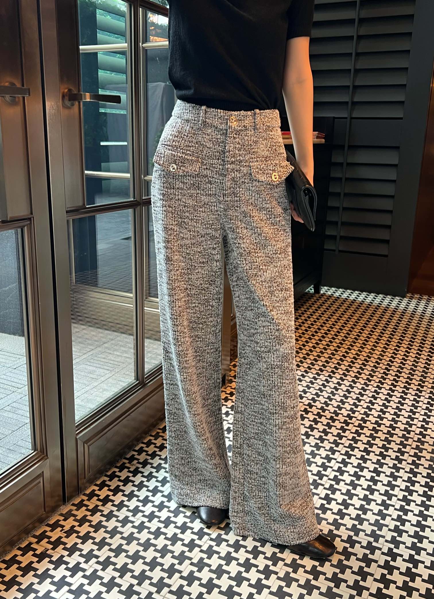 Chanel Abbigliamento Pantaloni Fashion Gamba larga