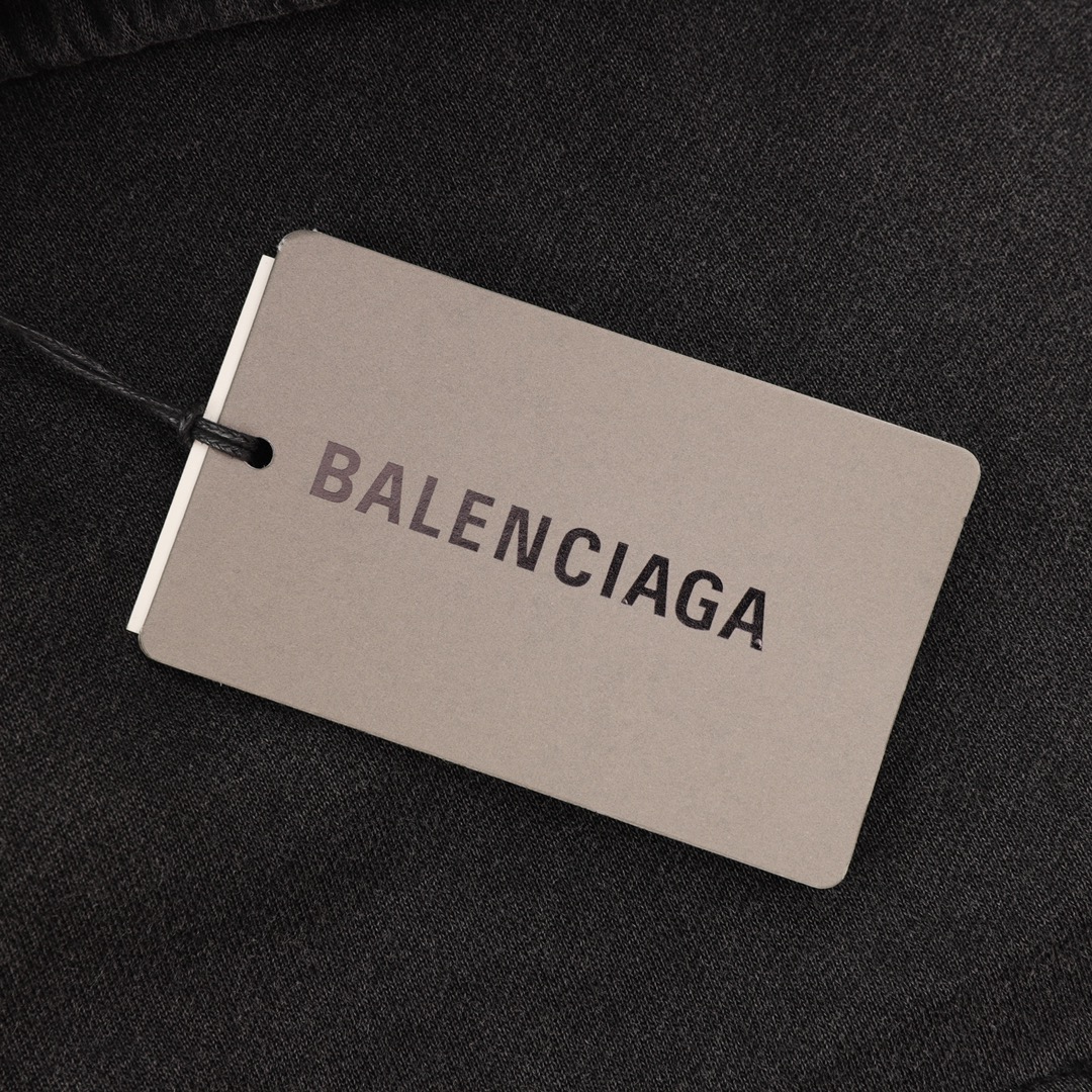 balenciaga/巴黎世家 水洗手绘破坏短裤