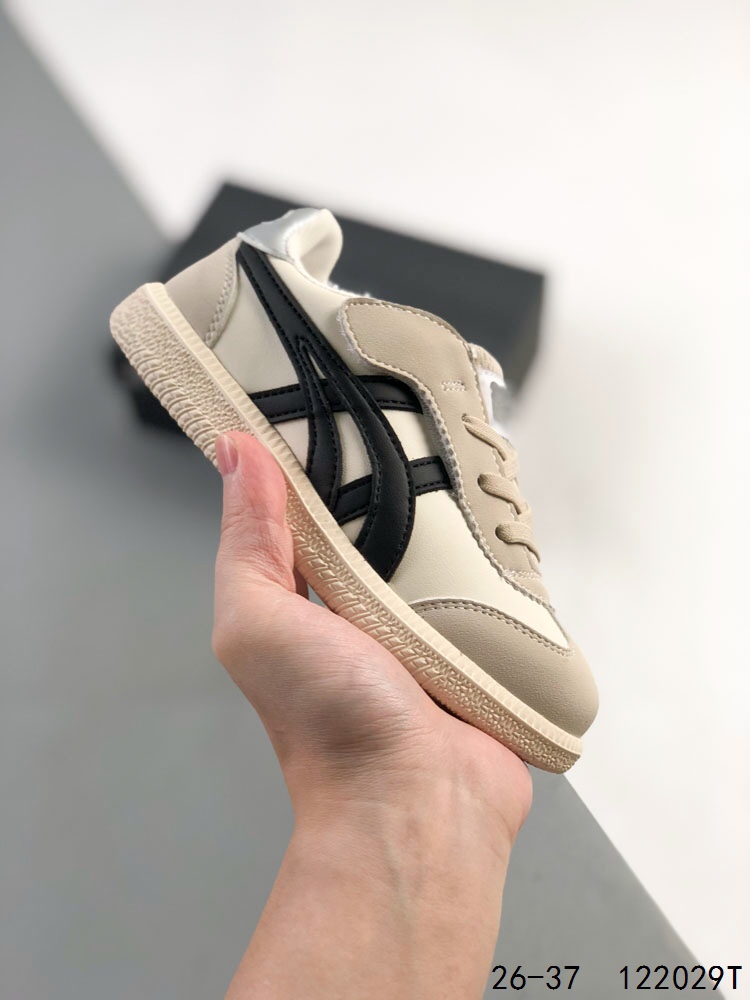 图片[2]-🈴️ 萌娃童鞋！亚瑟士/Asics Onitsuka Tiger 鬼冢虎 皮面 原装四联吊牌 中底纸板钢印 日系轻便运动休闲鞋 ID：122029T-选品中心