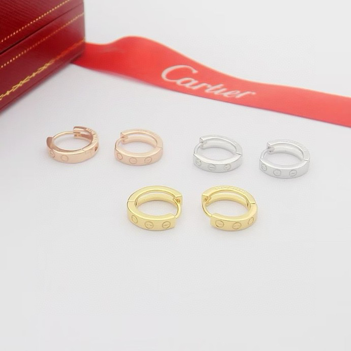 Cartier Gioielleria Orecchino Oro Platino Rose rosa Giallo