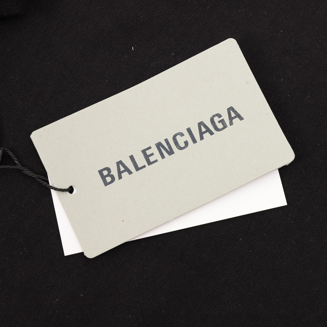 Balenciaga巴黎世家 七夕24系列 纯色心形短袖T恤