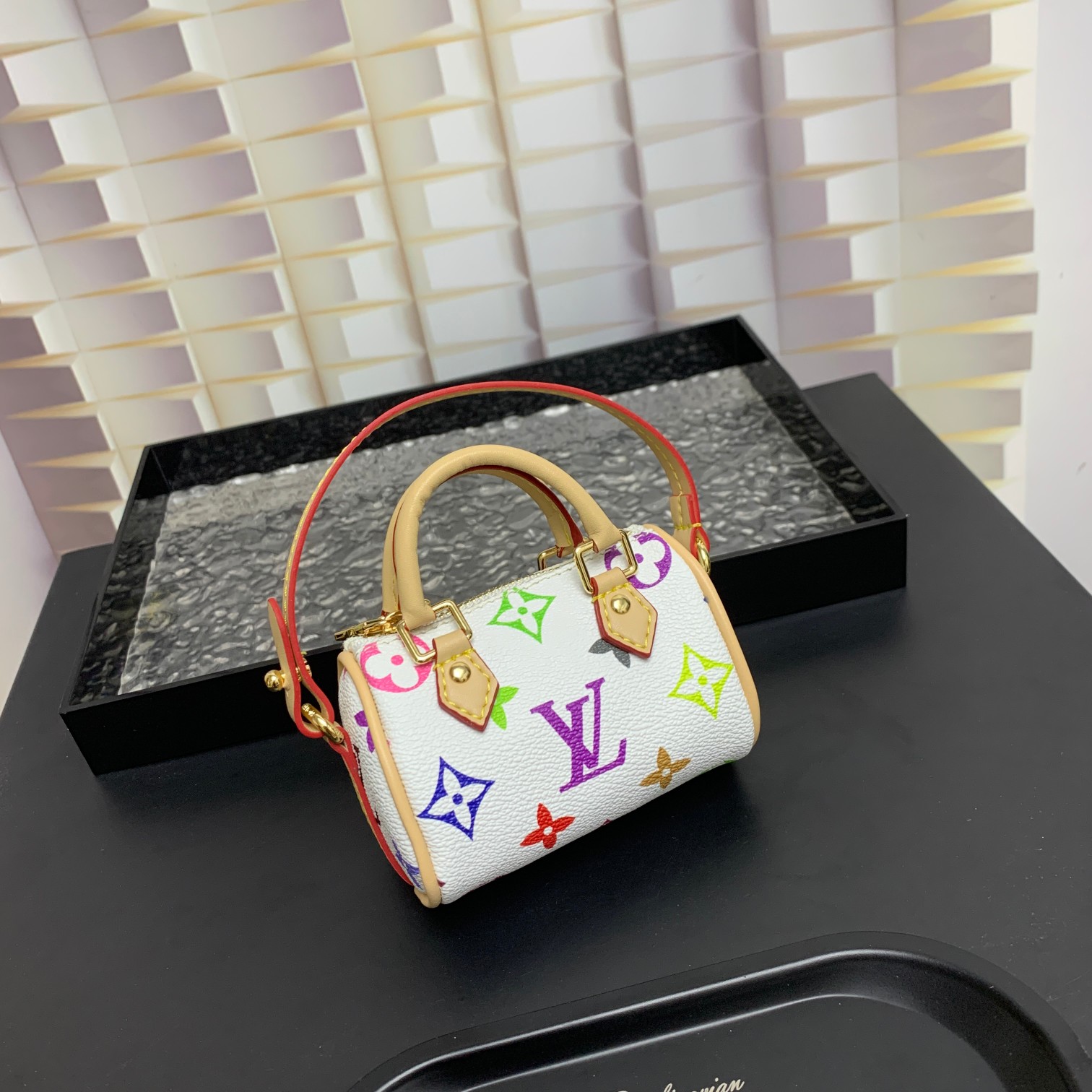 Louis Vuitton LV Keepall Bolsos de mano Monogram Canvas Lona Mini