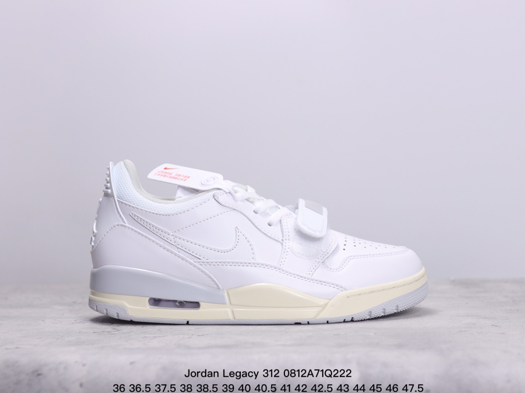 Jordan Legacy 2减震耐磨低帮复古篮球鞋 男款 白色XM0812Q2221