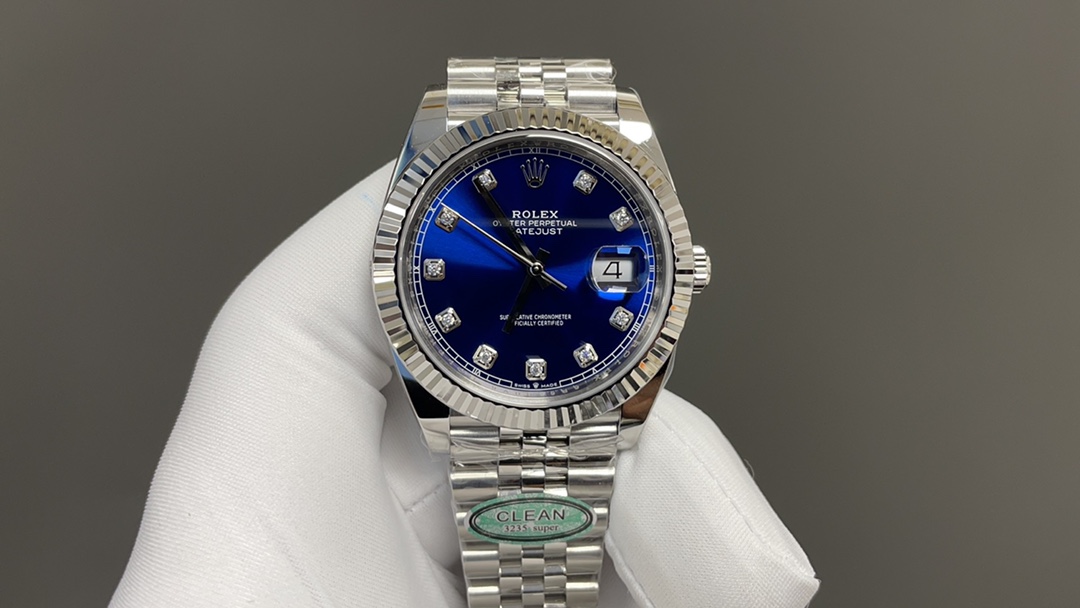 Rolex Watch Blue White