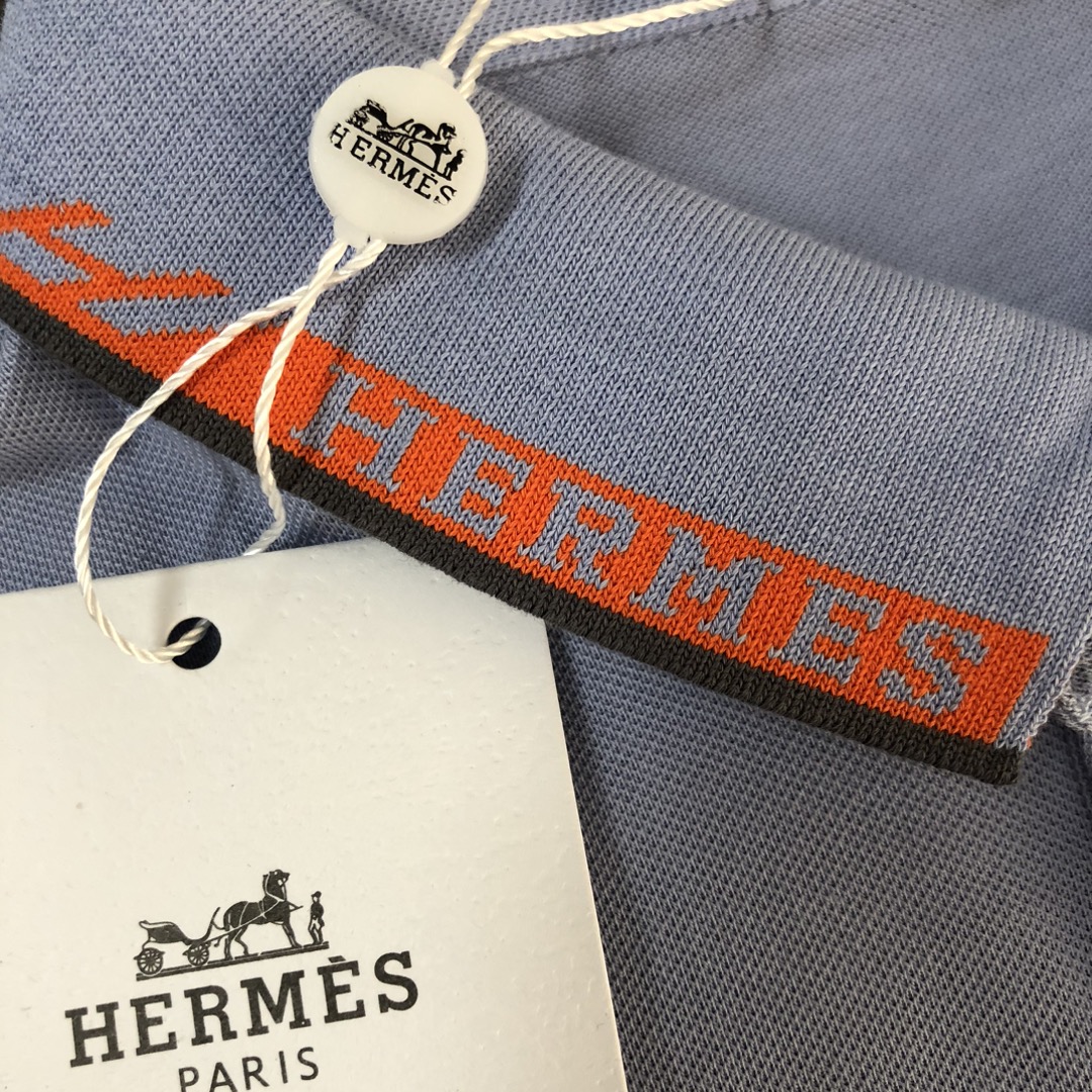  A🍃Hermes H家 爱马仕  2025最新款男士短袖Polo衫，品牌最新设计元素！既不单调也不复杂