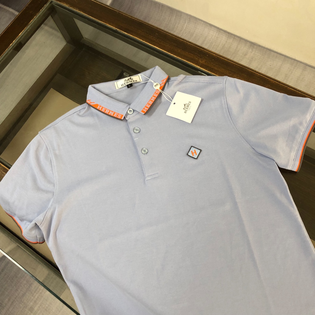  A🍃Hermes H家 爱马仕  2025最新款男士短袖Polo衫，品牌最新设计元素！既不单调也不复杂