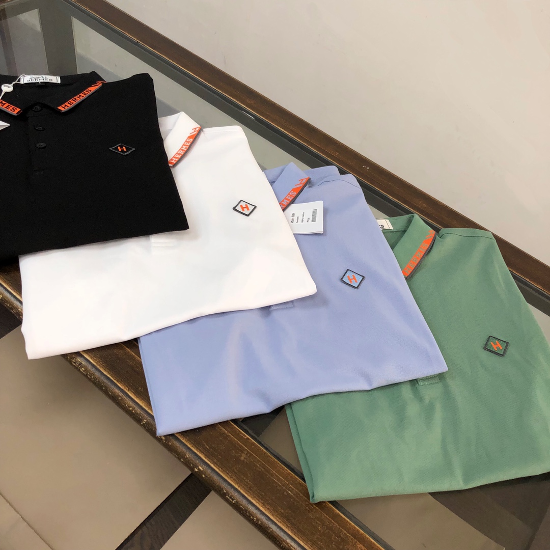 A🍃Hermes H家 爱马仕  2025最新款男士短袖Polo衫，品牌最新设计元素！既不单调也不复杂