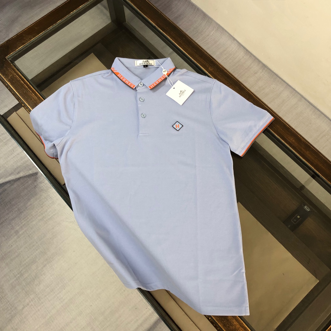  A🍃Hermes H家 爱马仕  2025最新款男士短袖Polo衫，品牌最新设计元素！既不单调也不复杂
