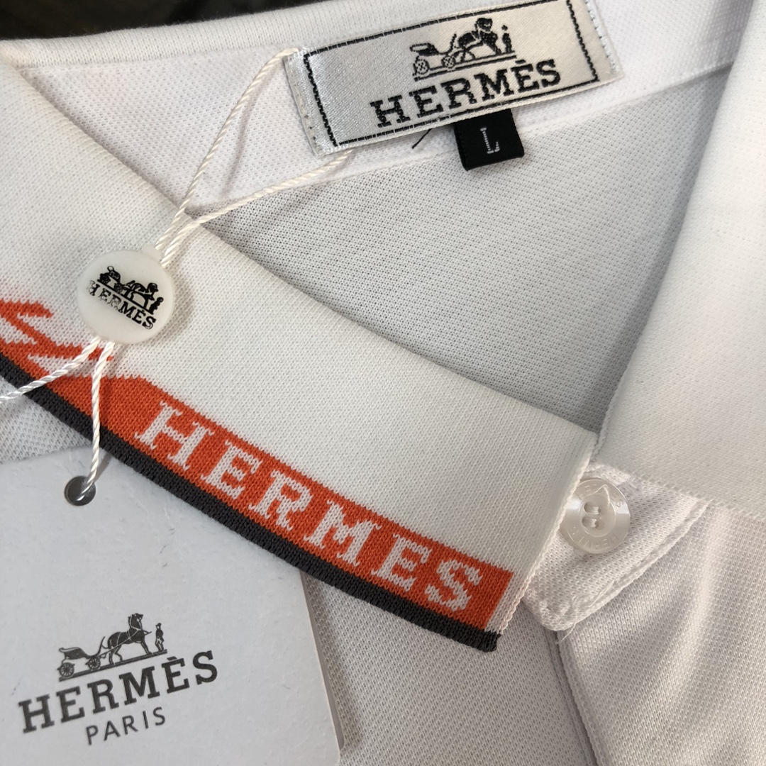  A🍃Hermes H家 爱马仕  2025最新款男士短袖Polo衫，品牌最新设计元素！既不单调也不复杂