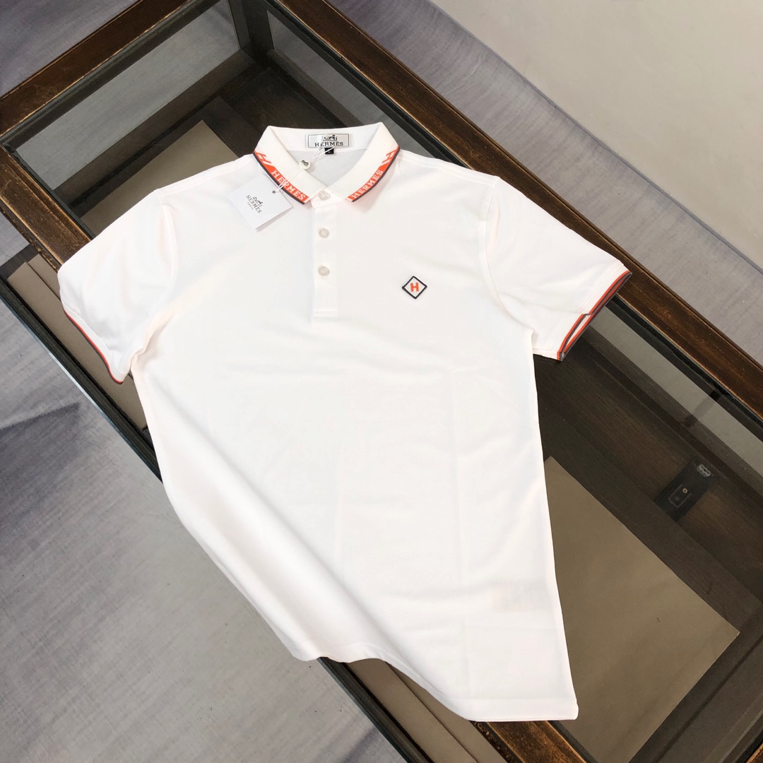  A🍃Hermes H家 爱马仕  2025最新款男士短袖Polo衫，品牌最新设计元素！既不单调也不复杂