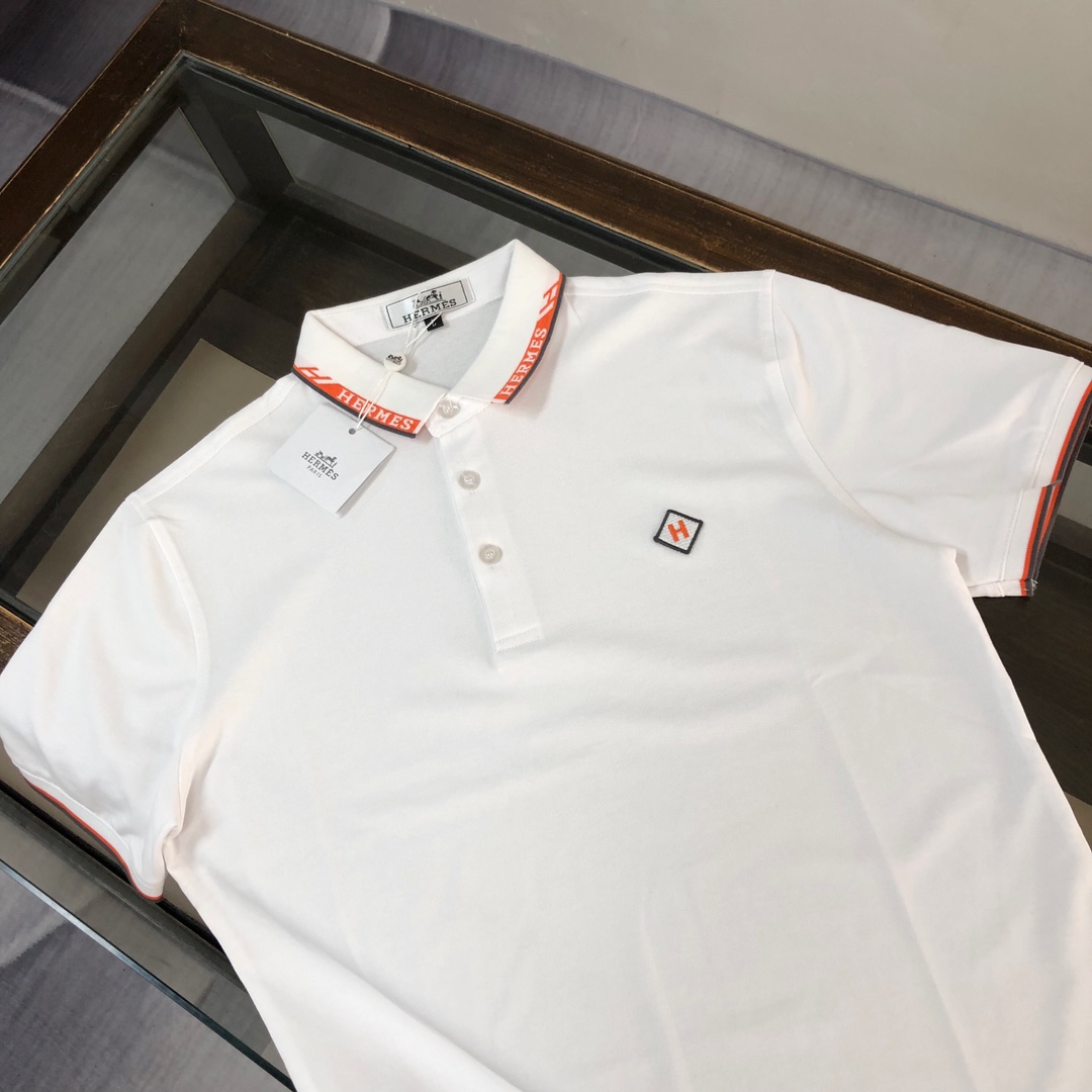  A🍃Hermes H家 爱马仕  2025最新款男士短袖Polo衫，品牌最新设计元素！既不单调也不复杂