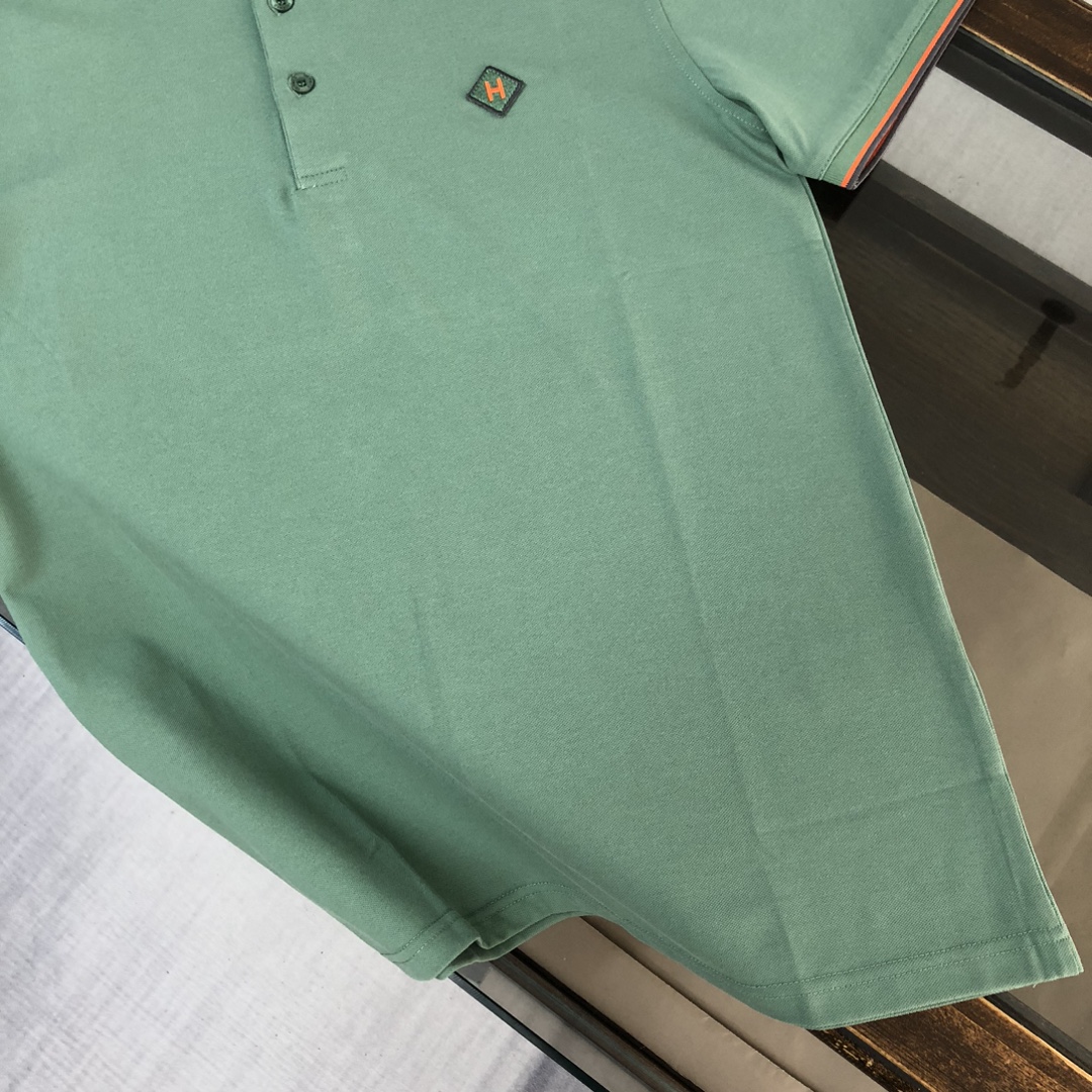  A🍃Hermes H家 爱马仕  2025最新款男士短袖Polo衫，品牌最新设计元素！既不单调也不复杂