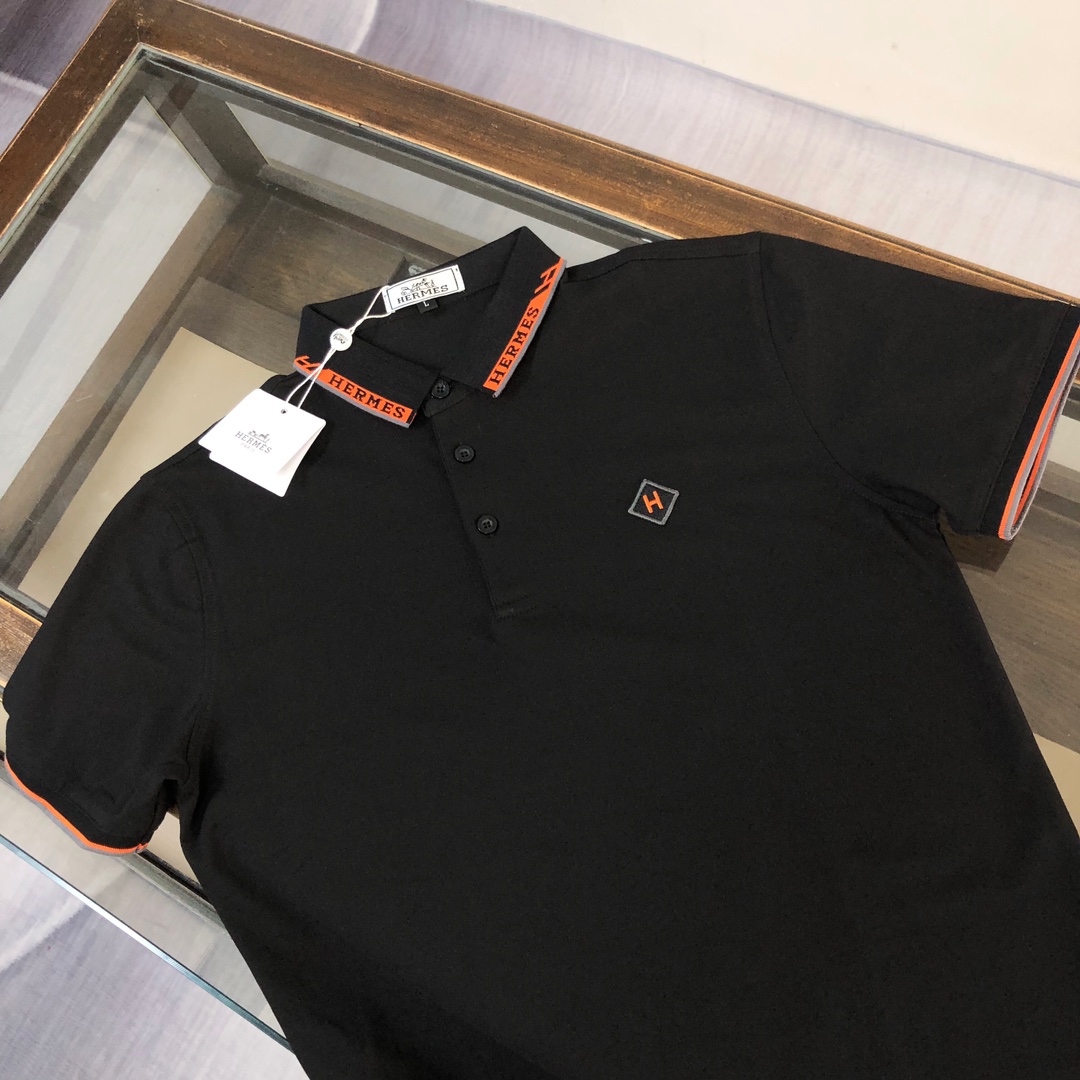  A🍃Hermes H家 爱马仕  2025最新款男士短袖Polo衫，品牌最新设计元素！既不单调也不复杂