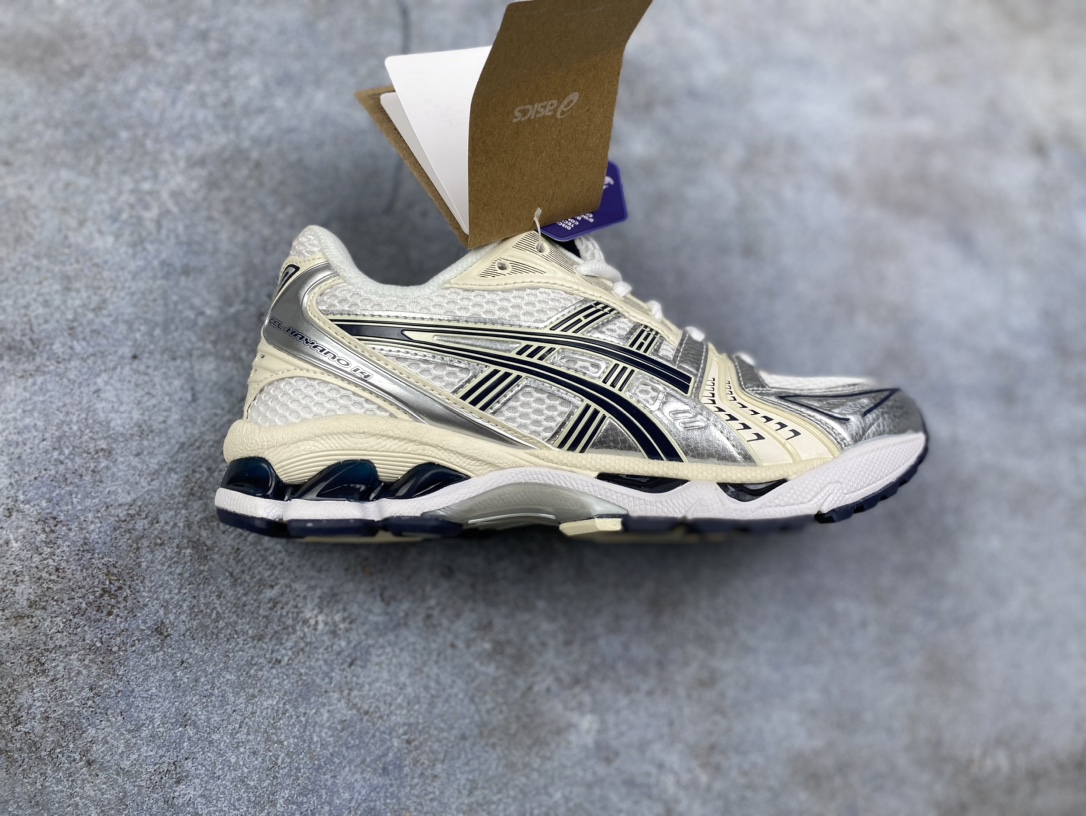 特价R版亚瑟士GEL-Kayano14系列GEL-K14白银蓝货号:1201A056-109AsicsG