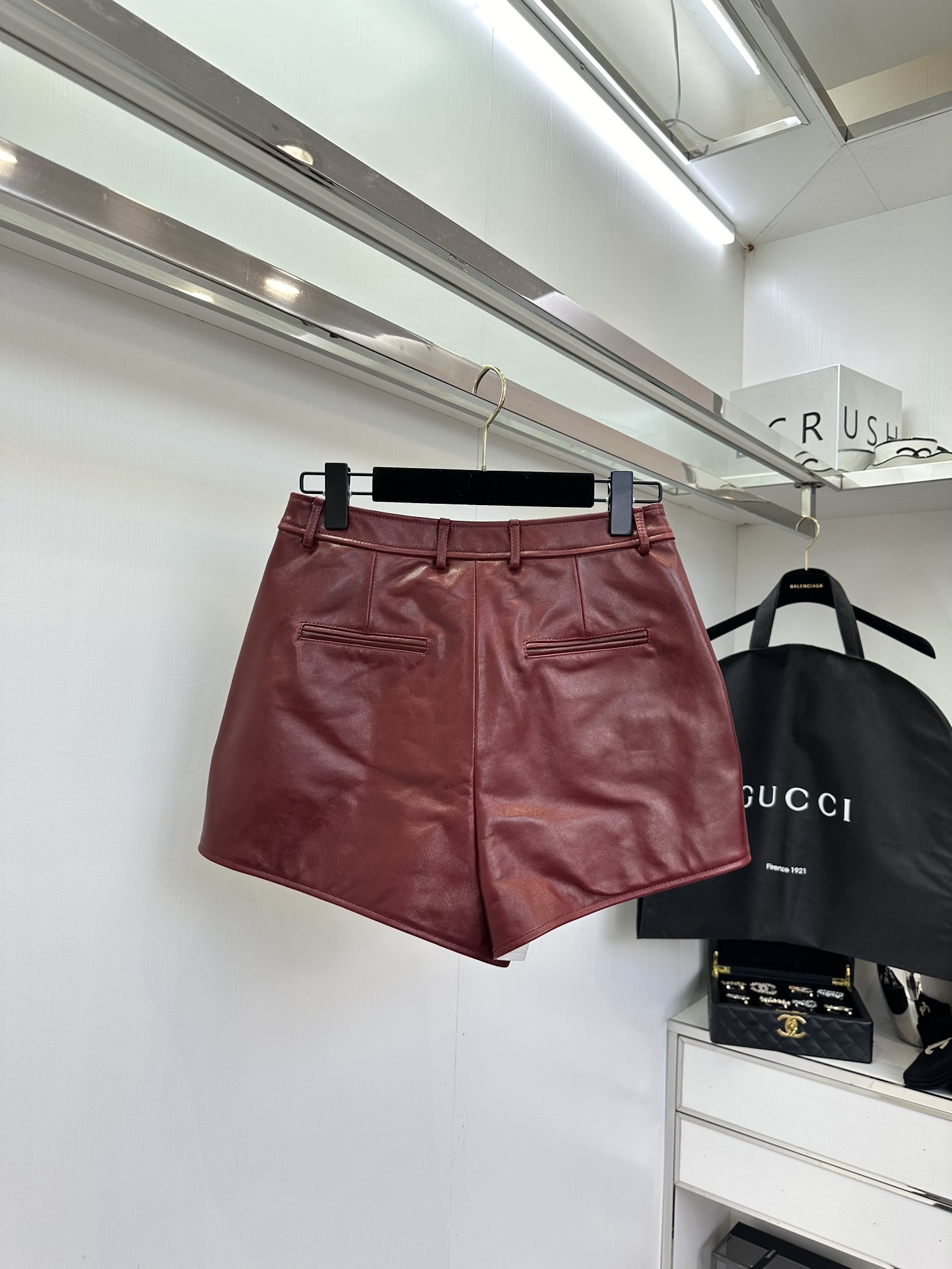 Red Single-and-a-behaviour Female Suit with Top Goat Skins Packaging by G*CCI - 图片 2