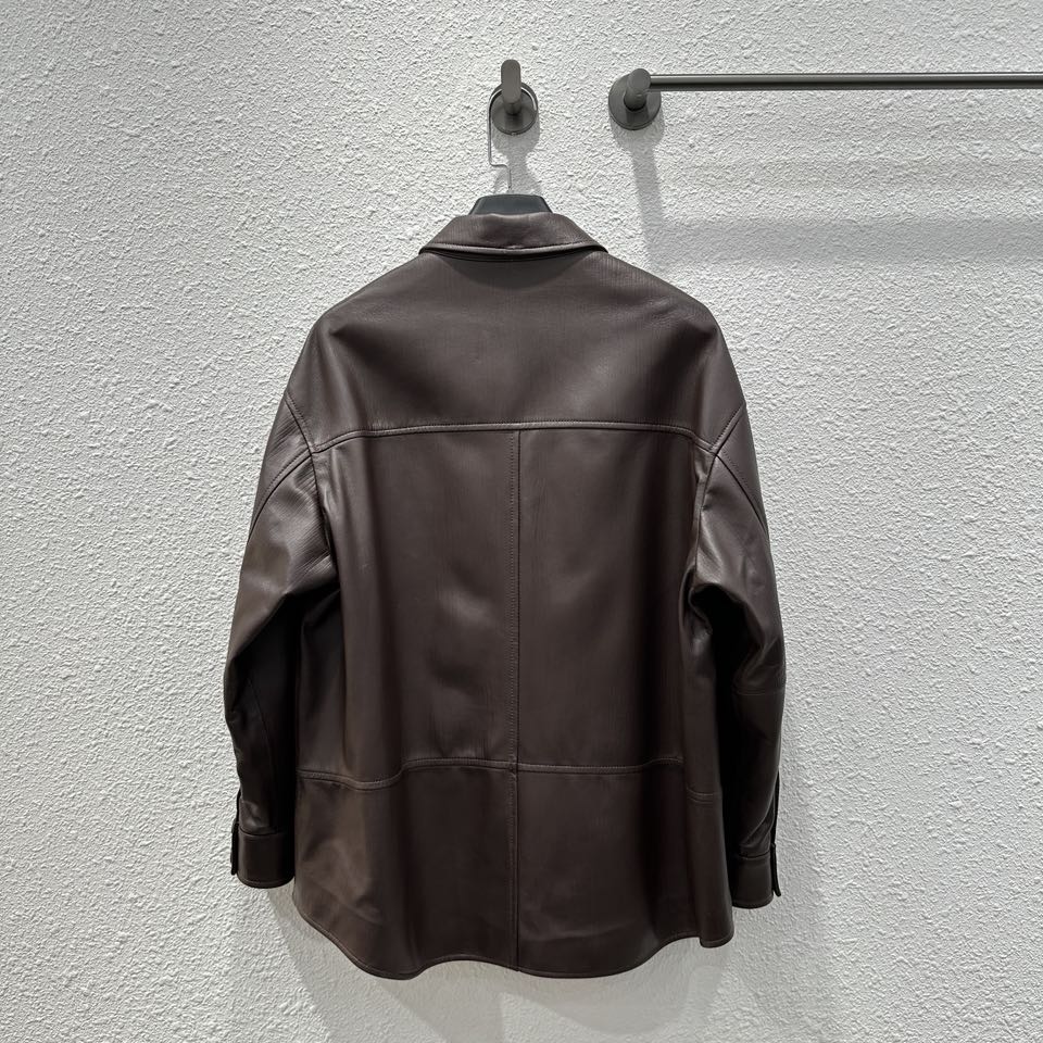 P2254 Single-Stealed Women’s Cloak: Stylish Maiso * Margiel 24 Autumn Collection, Imported Lambskin. - 图片 6