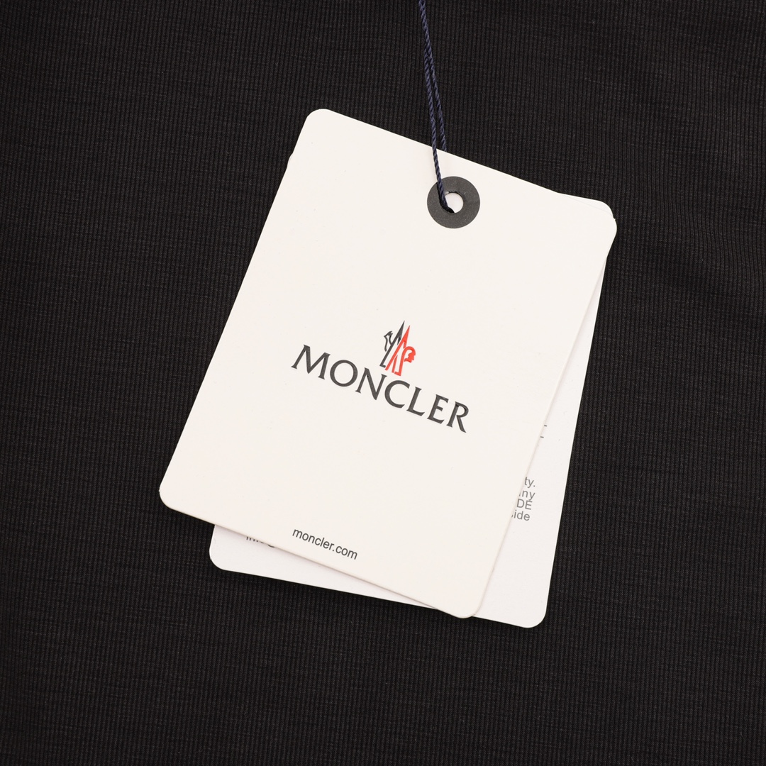 Moncler蒙口 侧边织带徽标长裤 品牌logo徽标刺绣