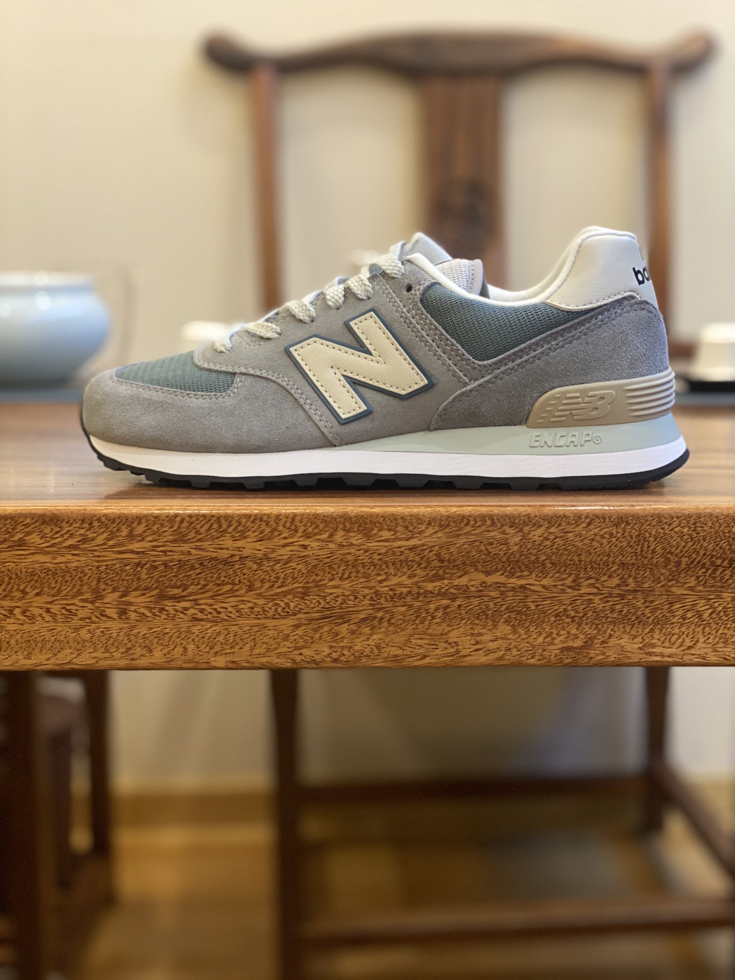 😇 DT版  平台货 NB 经典款 574 灰蓝 ML574BA2男女鞋 36 37 37.5 38 38.5 39.5