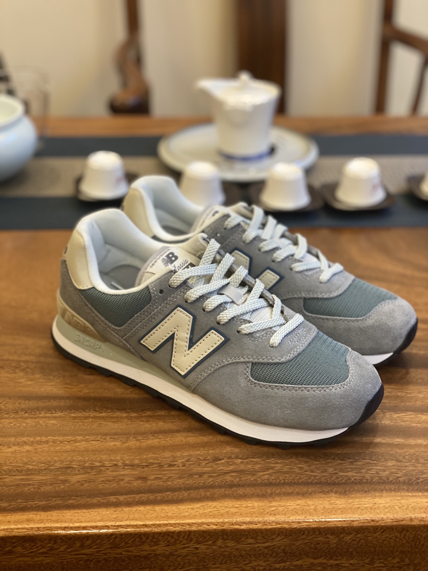 😇 DT版  平台货 NB 经典款 574 灰蓝 ML574BA2男女鞋 36 37 37.5 38 38.5 39.5