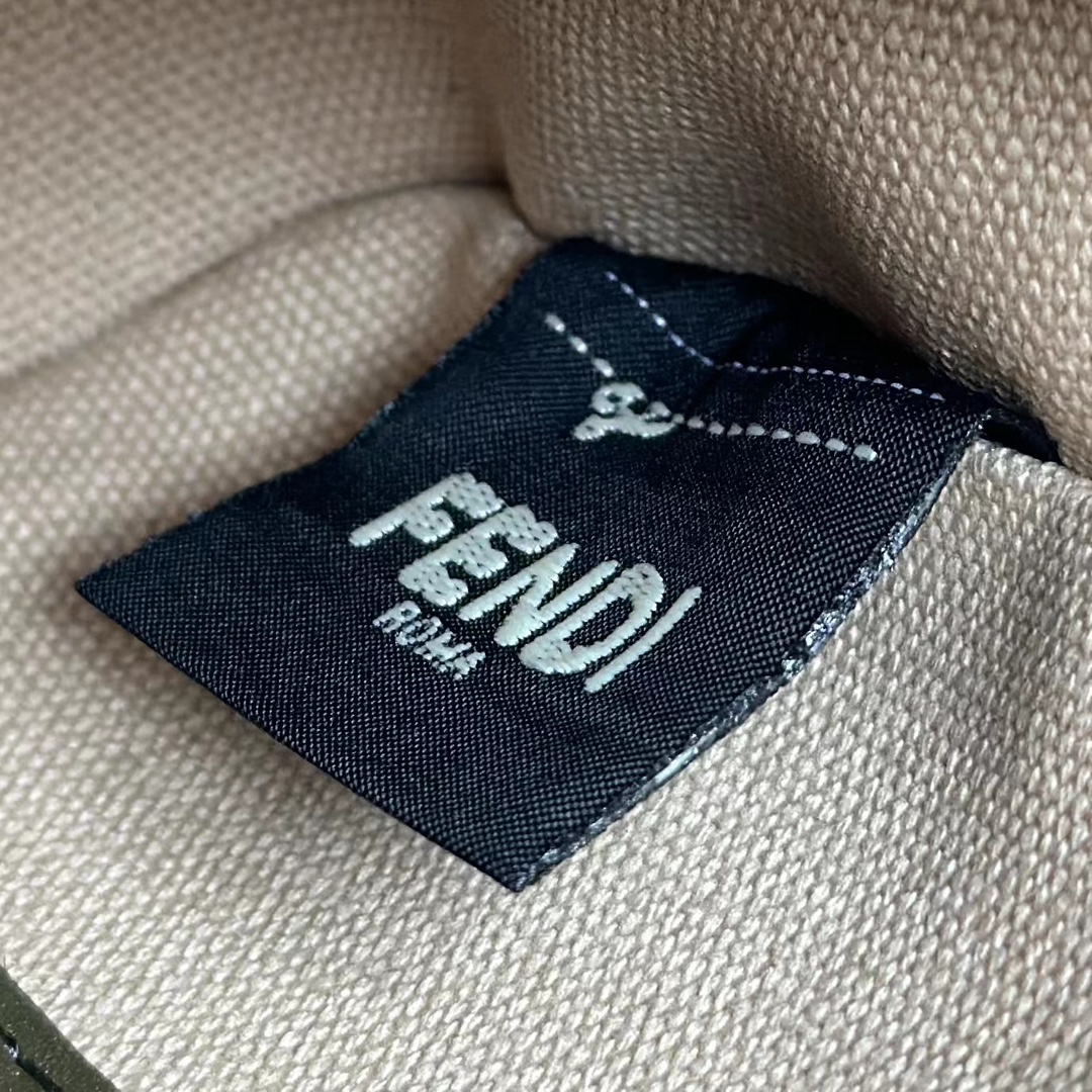 Fendi Baguette Canvas Baguette with FF Embroidery and Chain Strap 8 i1723779852 4004 6