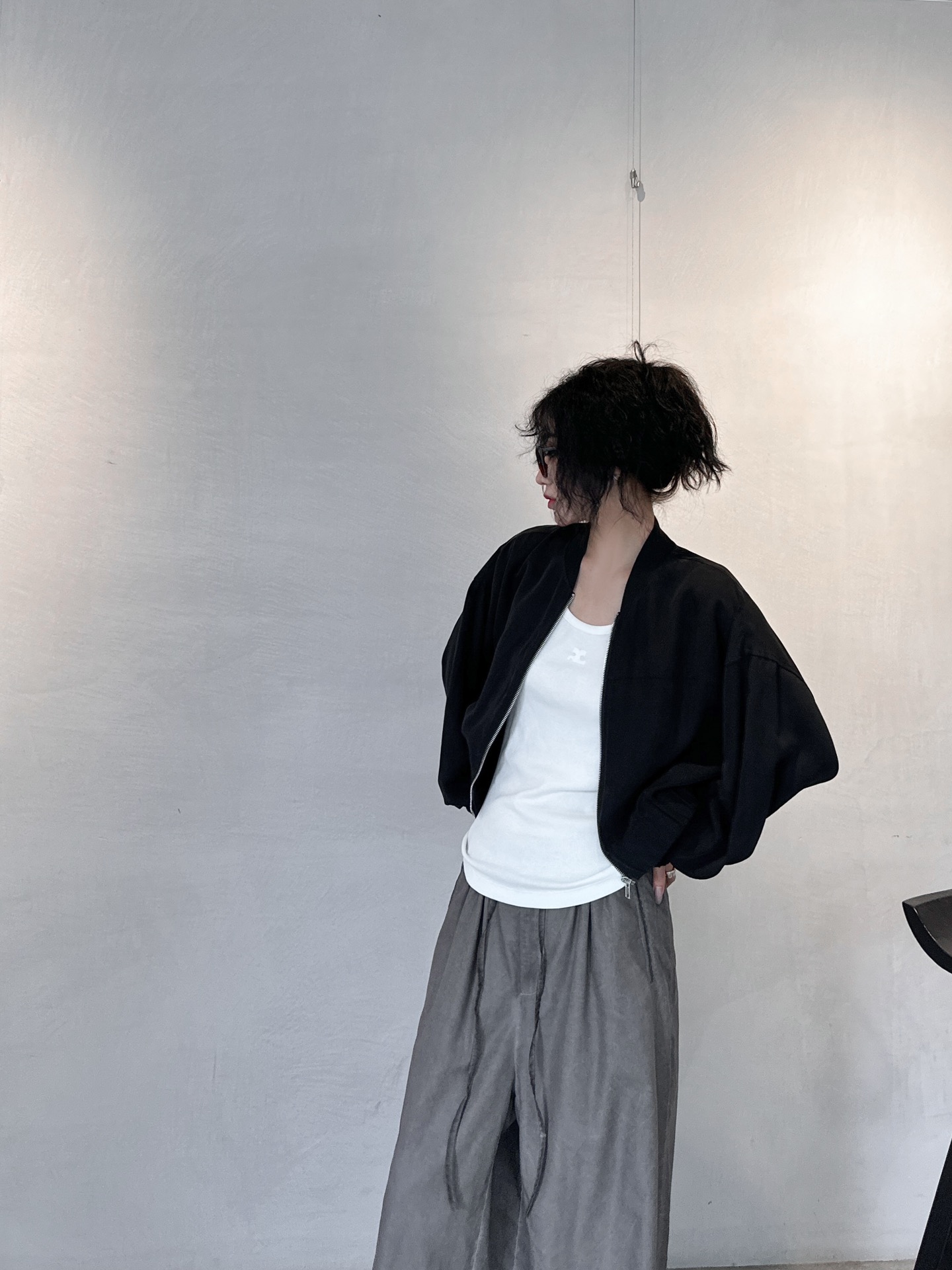  🆕Rickowens｜新款开衫，天丝面料手感柔软，垂顺感超棒，棒球版型显瘦百搭，短款小个子友好，尺码S