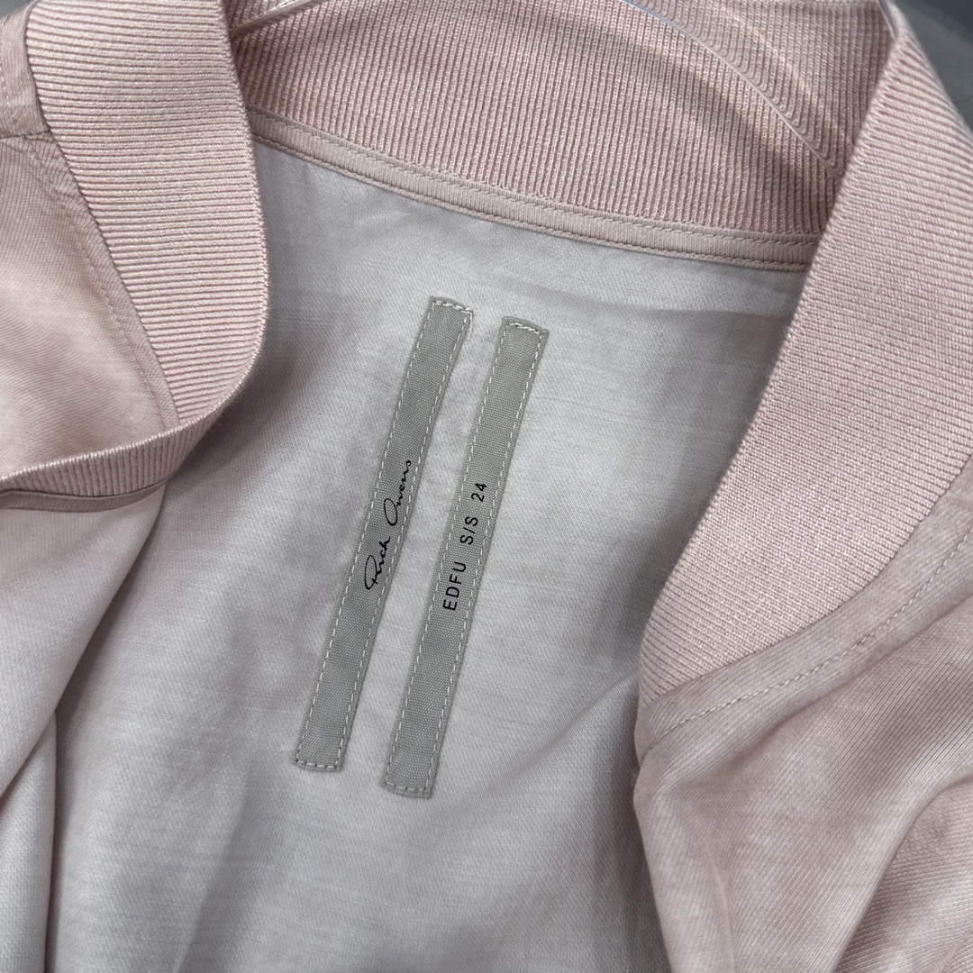  🆕Rickowens｜新款开衫，天丝面料手感柔软，垂顺感超棒，棒球版型显瘦百搭，短款小个子友好，尺码S