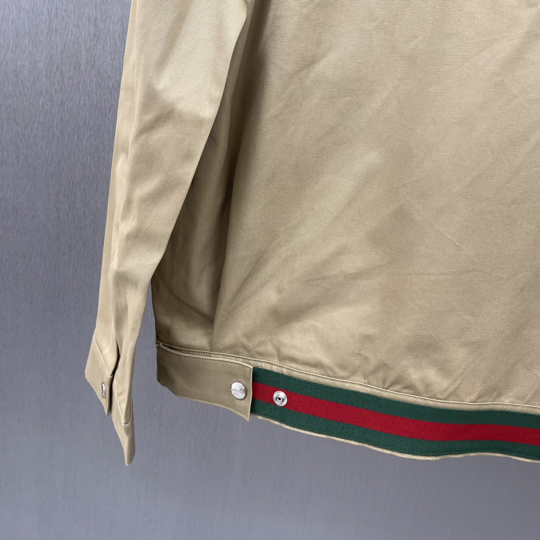 Gucci 饰织带夹克外套 4