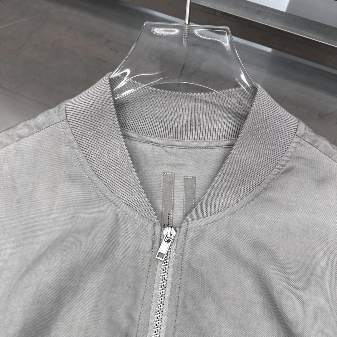  🆕Rickowens｜新款开衫，天丝面料手感柔软，垂顺感超棒，棒球版型显瘦百搭，短款小个子友好，尺码S