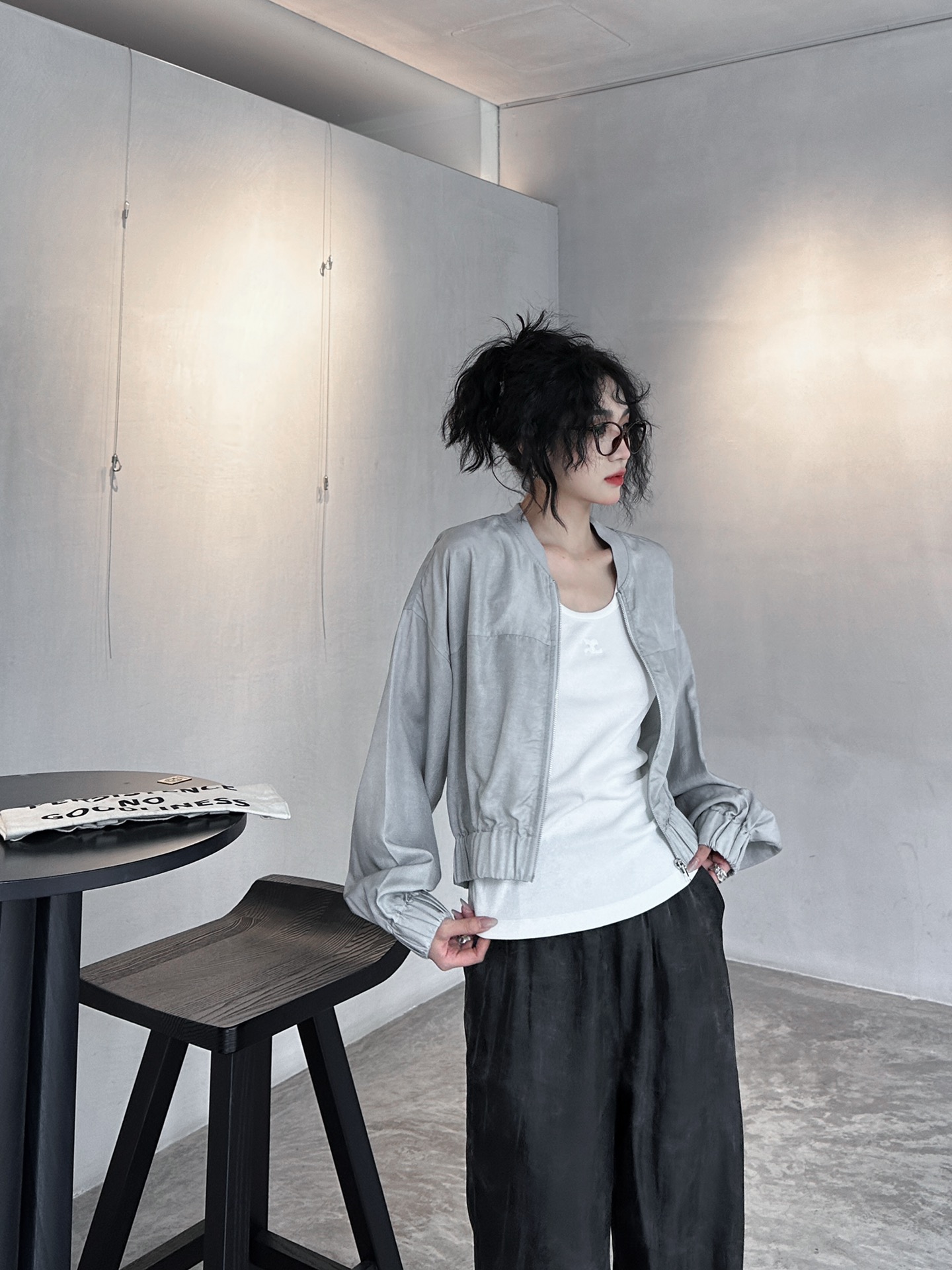  🆕Rickowens｜新款开衫，天丝面料手感柔软，垂顺感超棒，棒球版型显瘦百搭，短款小个子友好，尺码S