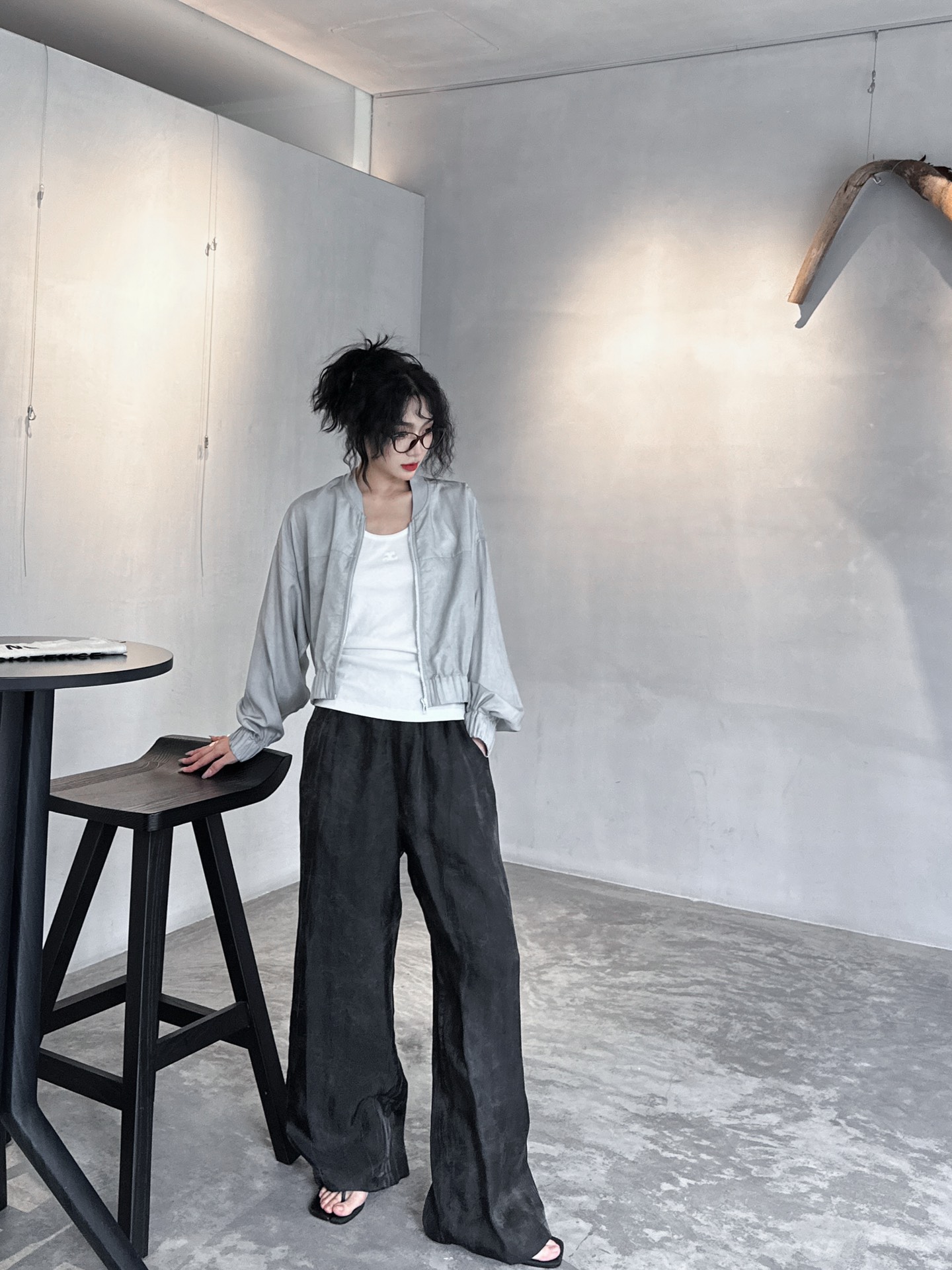  🆕Rickowens｜新款开衫，天丝面料手感柔软，垂顺感超棒，棒球版型显瘦百搭，短款小个子友好，尺码S