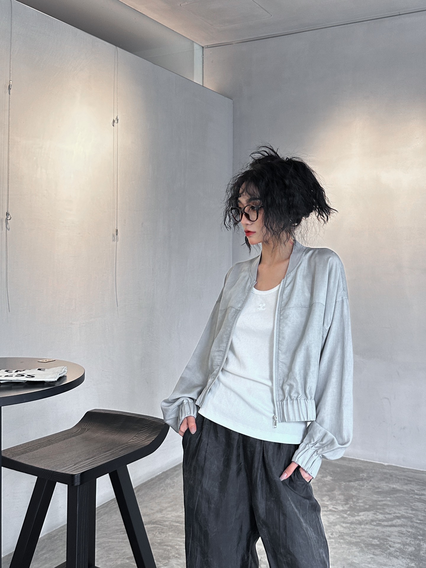  🆕Rickowens｜新款开衫，天丝面料手感柔软，垂顺感超棒，棒球版型显瘦百搭，短款小个子友好，尺码S