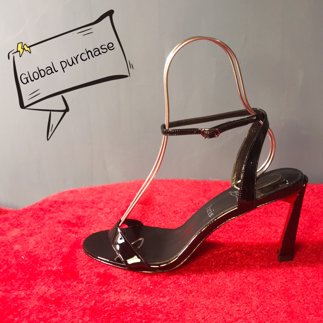 NO:100219,High-end custom spring and summer sandals classic series!  H8.5m, size 34-42. Customized model. L457-001, black qi leather, black sheepskin, official website synchronization. Standard European code Reference: L457-1 Color: black/black Material:calf leather Lining:goat leather Heel height:8.5Cm Sole:leather sole Size: EU 35-41 (US 4-11):,,christian louboutin,sandals,sheepskin19860909高端订制 春夏凉鞋精典款系列！ H8.5m,尺码34-42码.订制款.L457-001,黑柒皮,黑羊皮里,官网同步. 标准欧码 Reference:L457-1 Color:black/black Material:calf leather Lining:goat leather Heel heigh:8.5Cm Sole:leather sole Size:EU 35－41（US 4一11) :,,christian louboutin,sandals,sheepskin,Women's Shoes