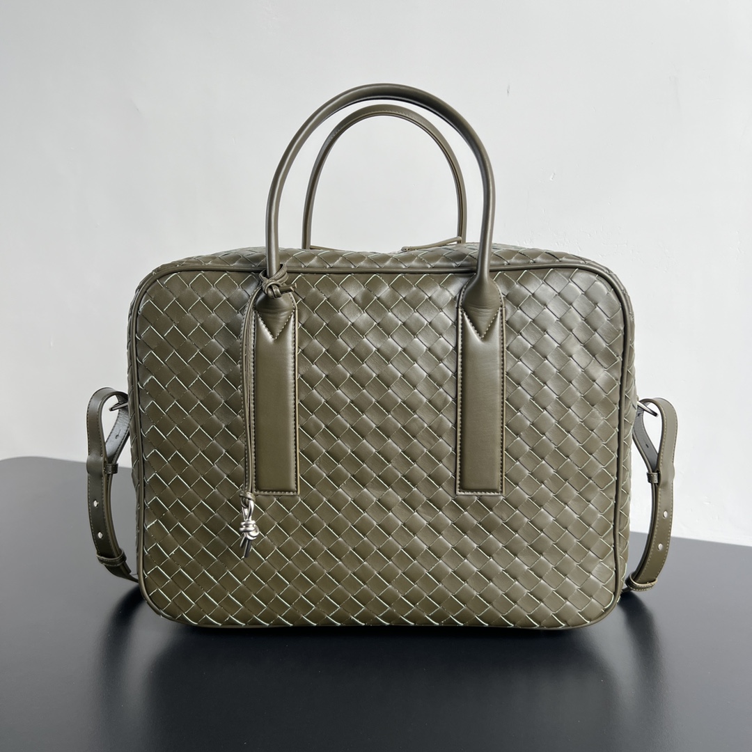 Bottega Veneta BV Intrecciato Bolsos de viaje Tejido Hombres Cuero de vaca Piel serpiente