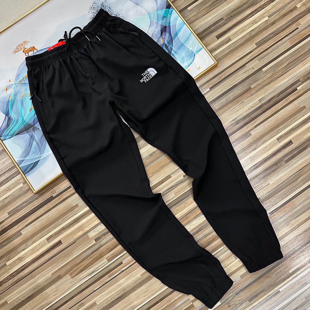 The North Face Kleidung Pants & Hosen Online -Verkauf
 Schwarz Stickerei Unisex Männer Frühling/Sommer Kollektion Lässig