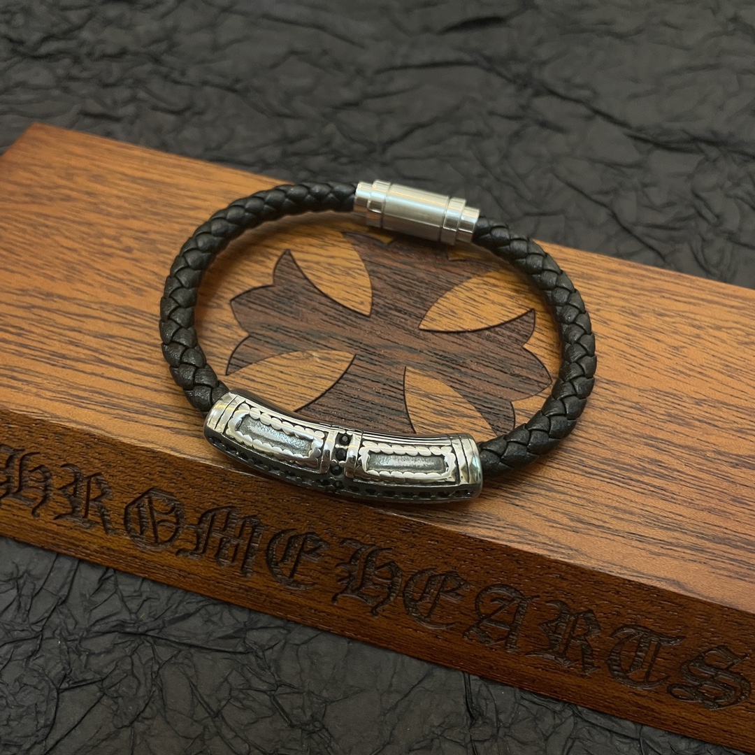 Chrome Hearts Juwelen Armbänder Grau Vintage