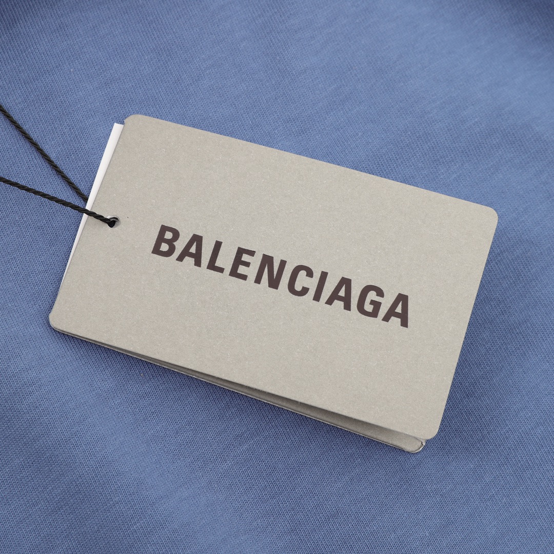 balenciaga/巴黎世家 七夕24系列 纯色心形短袖T恤