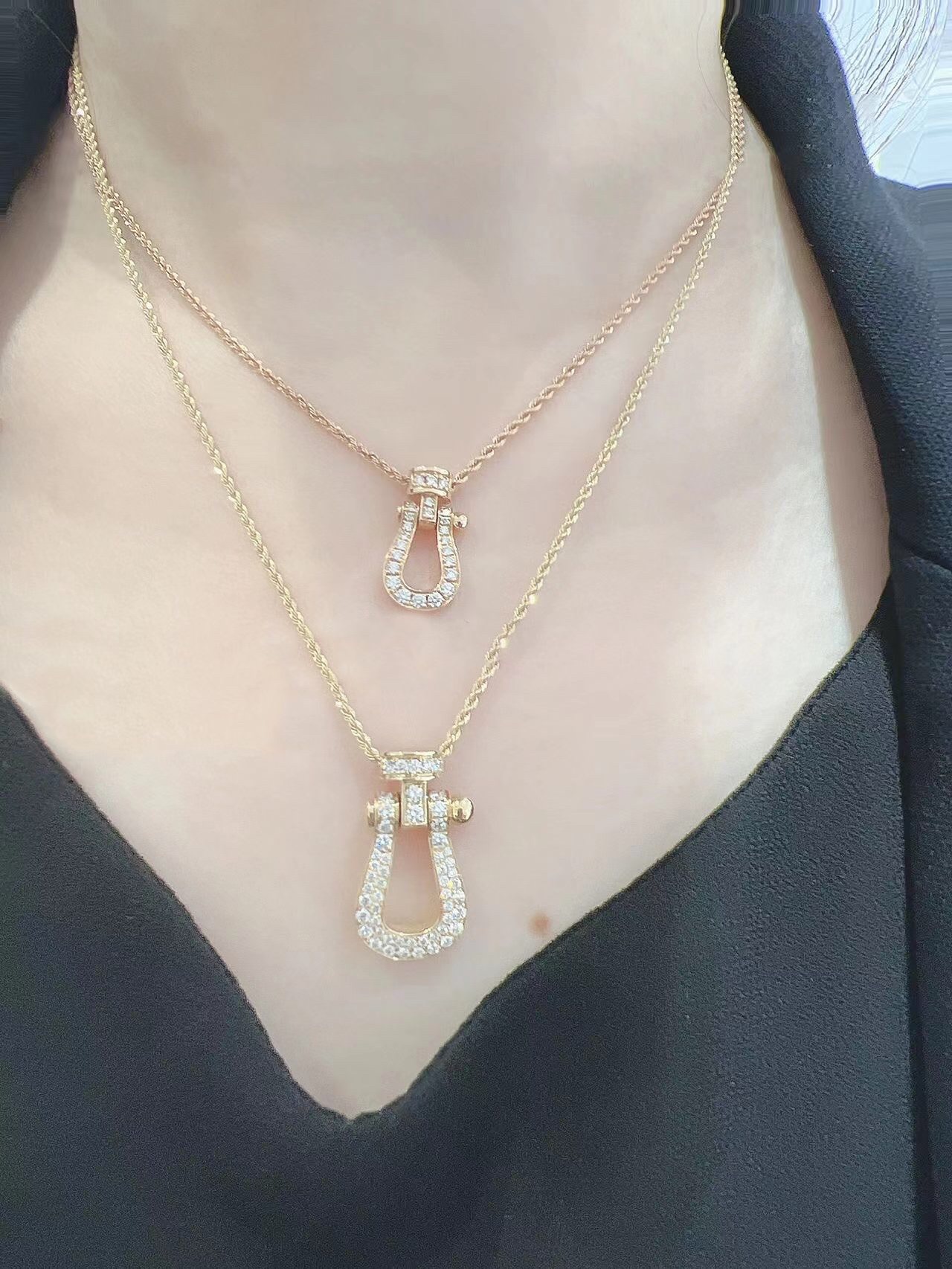 [Niche Series Jewelry]Classic necklace presented by the brand Become a symbol