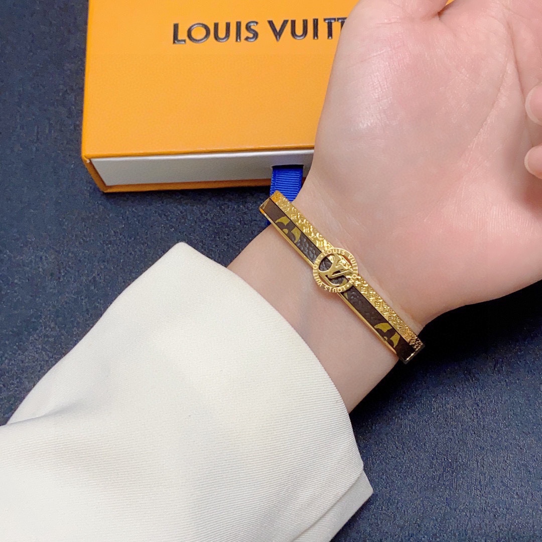 Louis Vuitton Sieraden Armbanden Wit Vintage