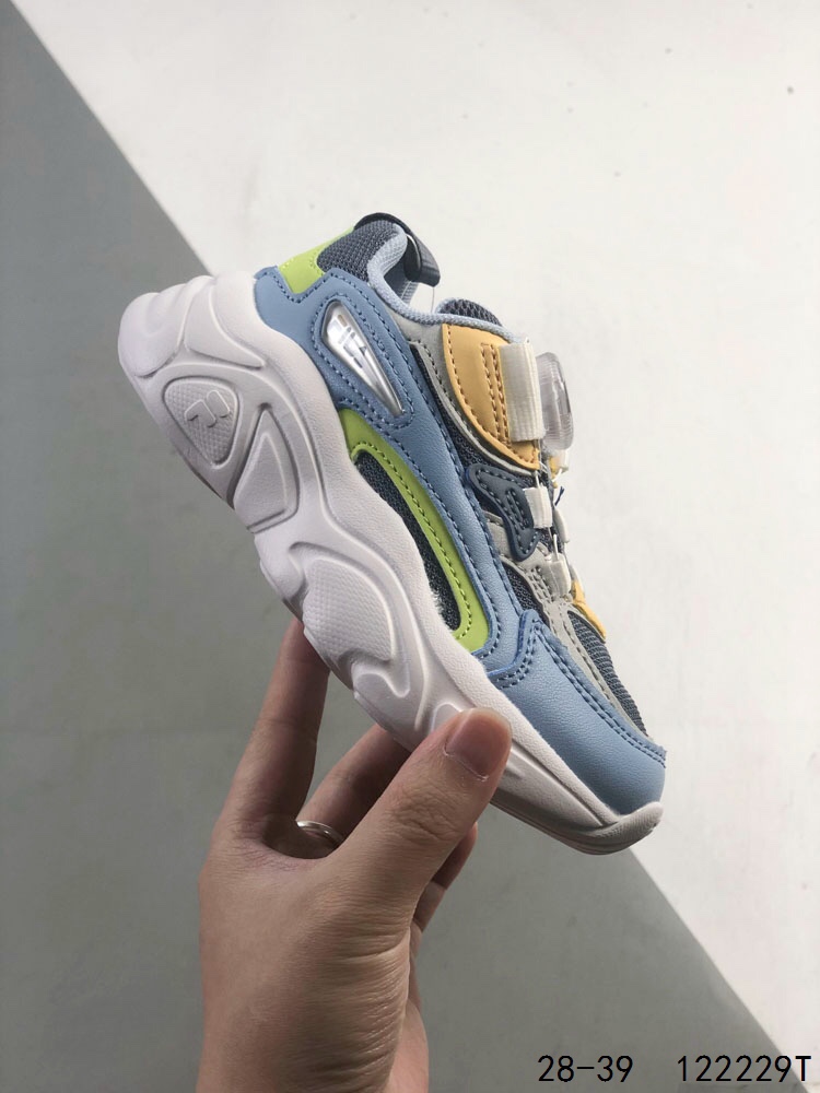 图片[6]-🈴️ 萌娃童鞋！FILA 斐乐 童鞋儿童锁扣老爹鞋跑步鞋春秋季新款男女童大小童软底运动鞋魔术贴网面透气跑步鞋 ID：122229T-选品中心