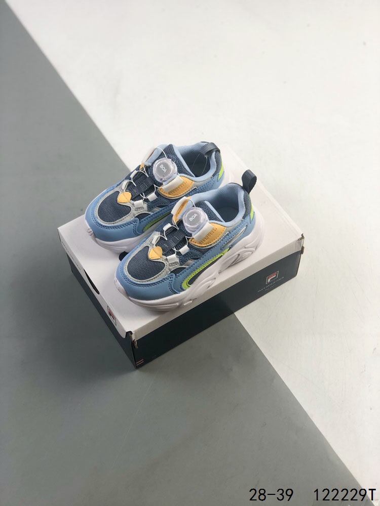 图片[4]-🈴️ 萌娃童鞋！FILA 斐乐 童鞋儿童锁扣老爹鞋跑步鞋春秋季新款男女童大小童软底运动鞋魔术贴网面透气跑步鞋 ID：122229T-选品中心