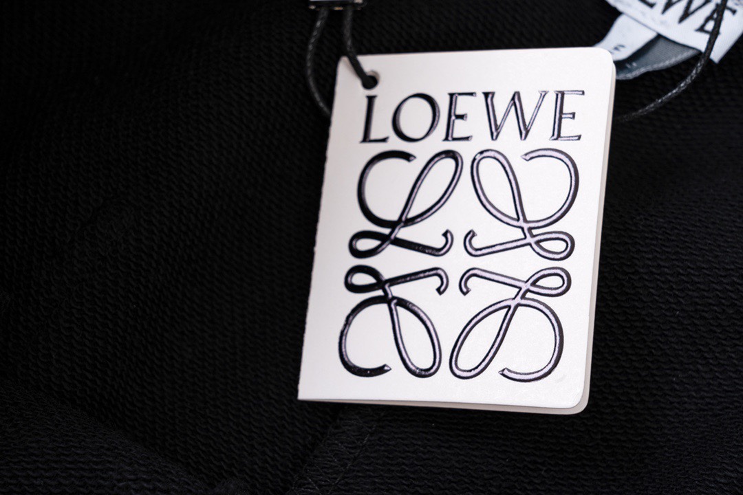 罗意威/Loewe 秋冬新品，经典logo刺绣花边织带拼接休闲长裤