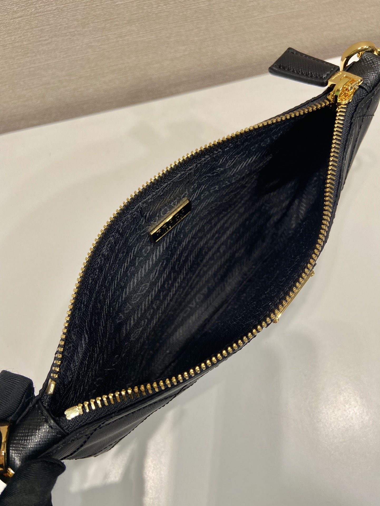 Prada Style Nylon Hobo Bag Bags Hobo Bag detail image 8 from source 719310