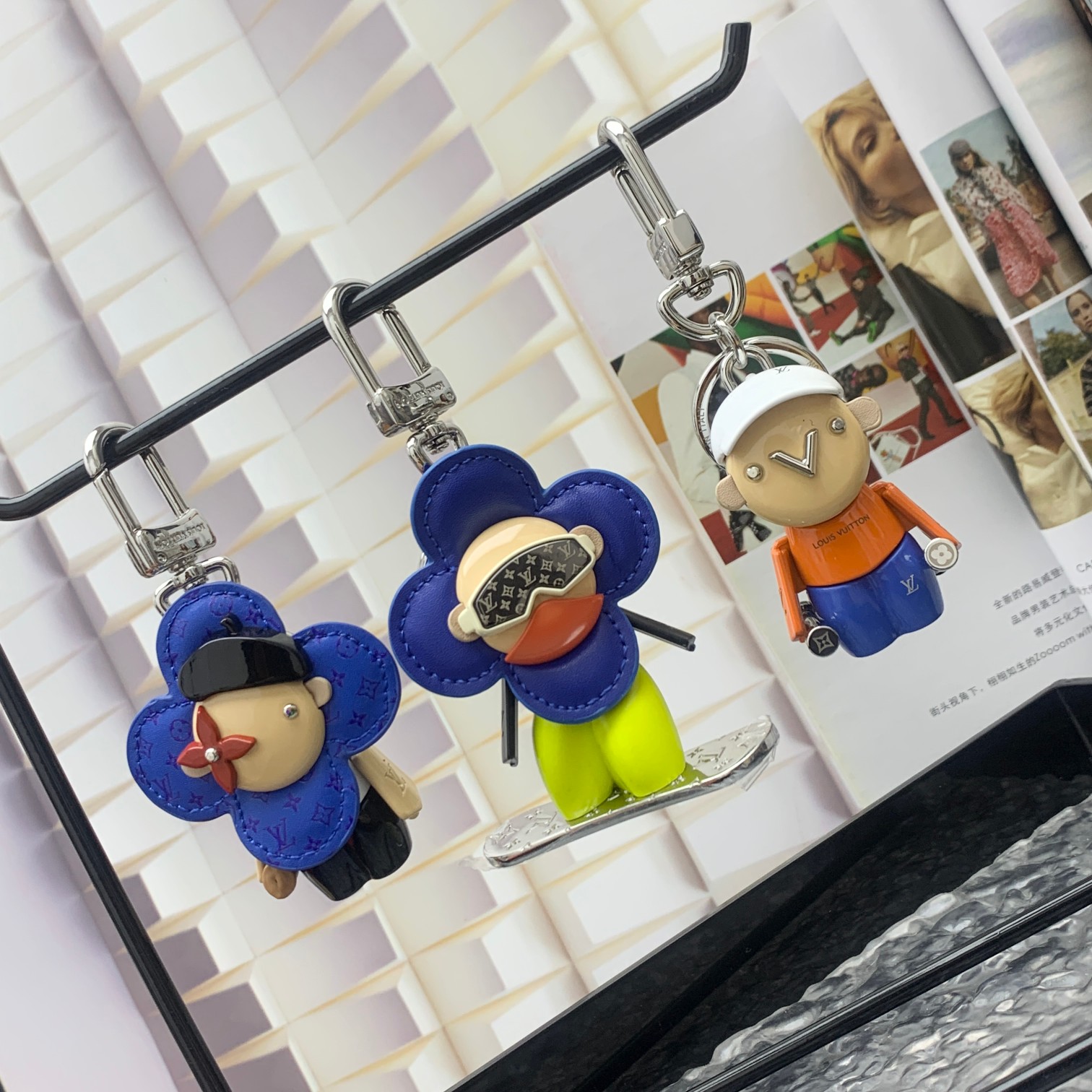 Keychain available in a variety of colors