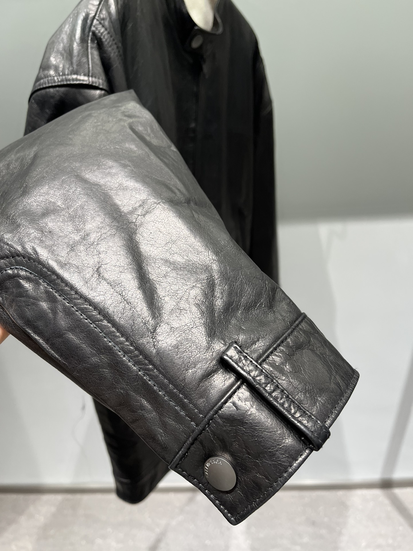 P2185 SINGLE-SIZE FEMALE SUIT PACKED, PARISIAN OIL WAX HUSK COAT, UNIQUE DESIGN, FEMALE, LOOSE-STYLE - 图片 6