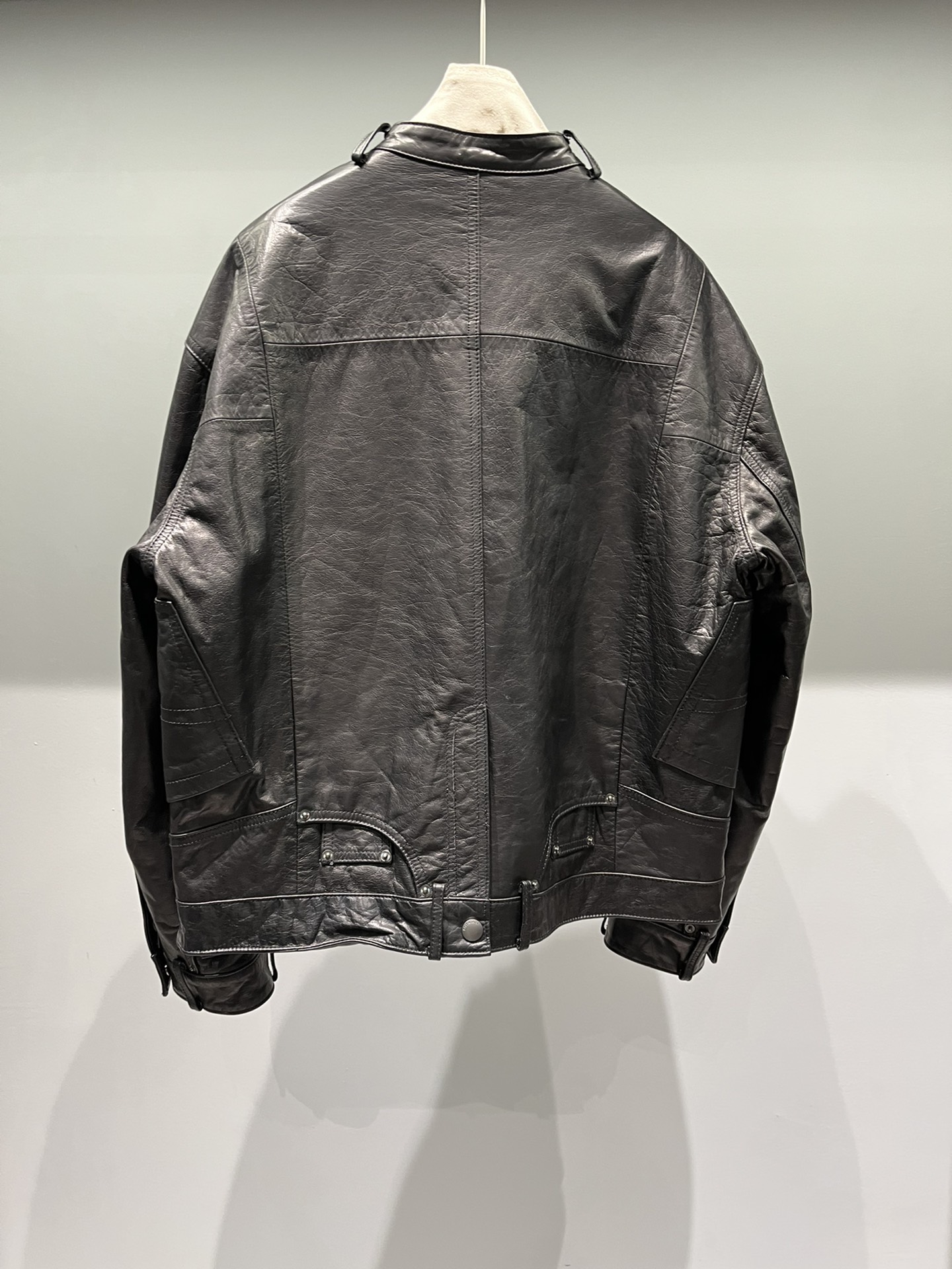 P2185 SINGLE-SIZE FEMALE SUIT PACKED, PARISIAN OIL WAX HUSK COAT, UNIQUE DESIGN, FEMALE, LOOSE-STYLE - 图片 9