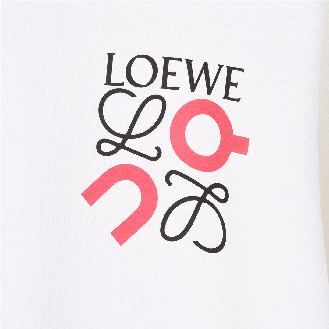 LOEWE罗意威24ss情人节限定印花圆领卫衣